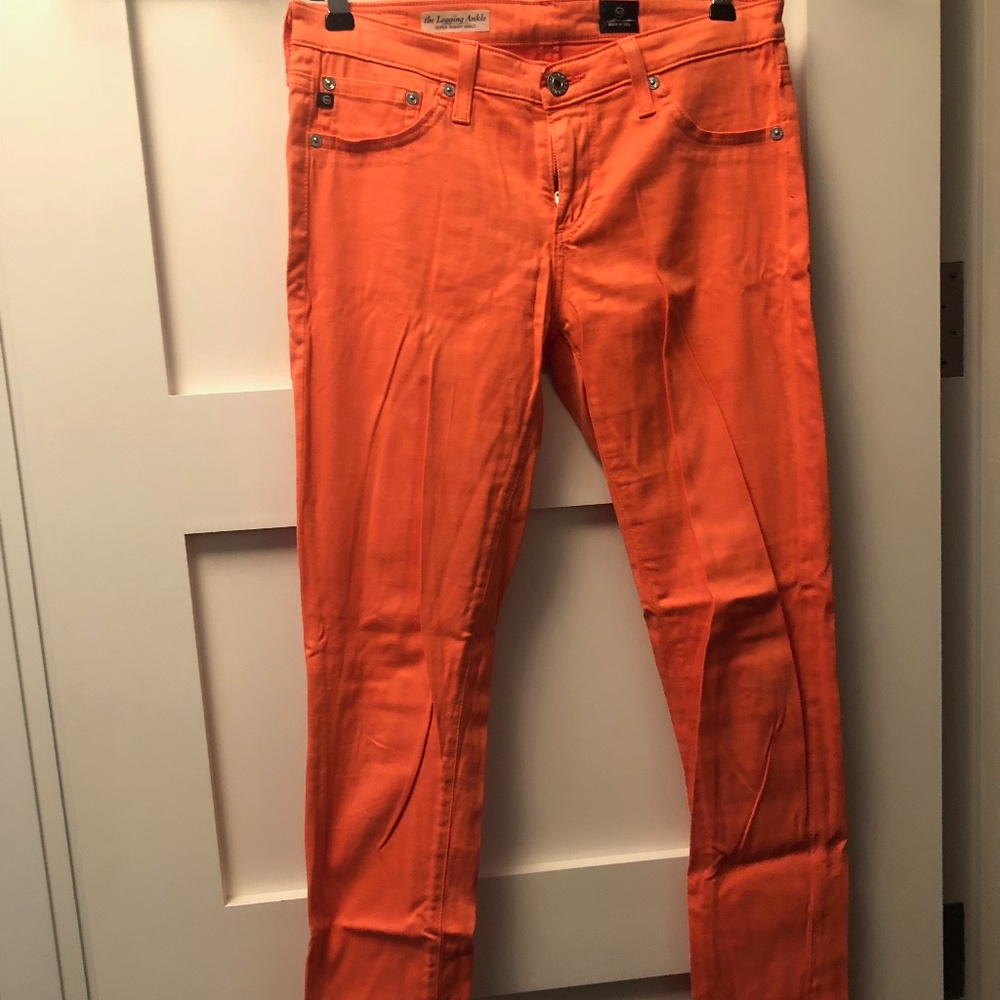 AG Orange Legging Ankle Skinny jeans